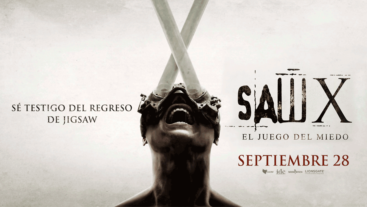 “SAW X: El juego del miedo” llega a las pantallas mexicanas con juegos tan sangrientos que en comparación con los sacrificios aztecas, estos últimos, parecerían juegos de niños.