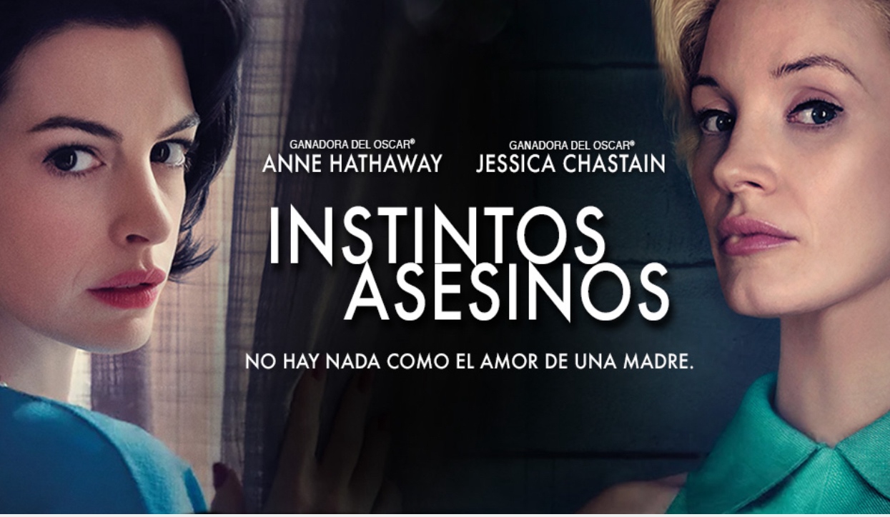 “Instintos asesinos” tiene a dos estrellas disfrutando un duelo de actuaciones en este thriller psicológico situado en los suburbios norteamericanos de los años 60s.