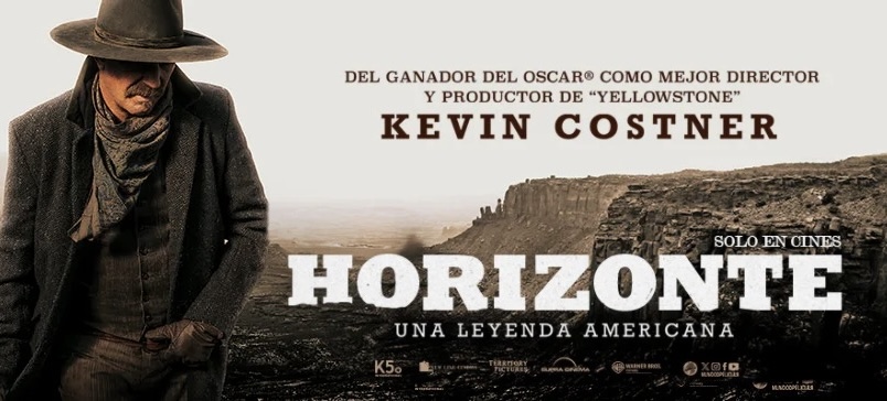 Kevin Costner proclama una vez más su amor por las raíces de su país en la hermosa y grandilocuente cinta “Horizonte: una leyenda americana (parte 1)” que gloriosamente detalla las vicisitudes de la edificación del Oeste Norteamericano.