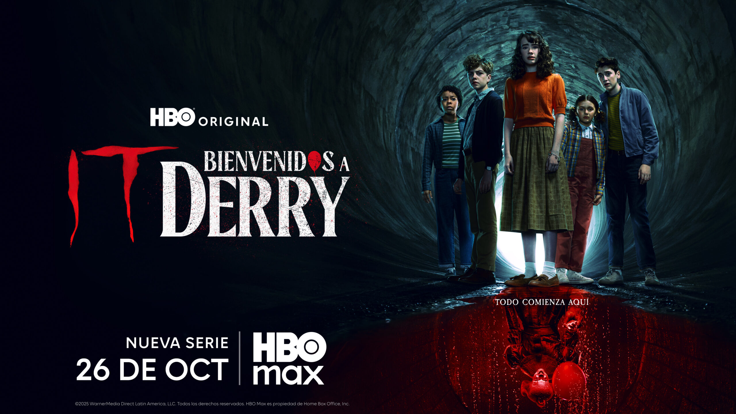 ‘IT: BIENVENIDOS A DERRY’ ESTRENA HOY EN HBO Y HBO MAX.
